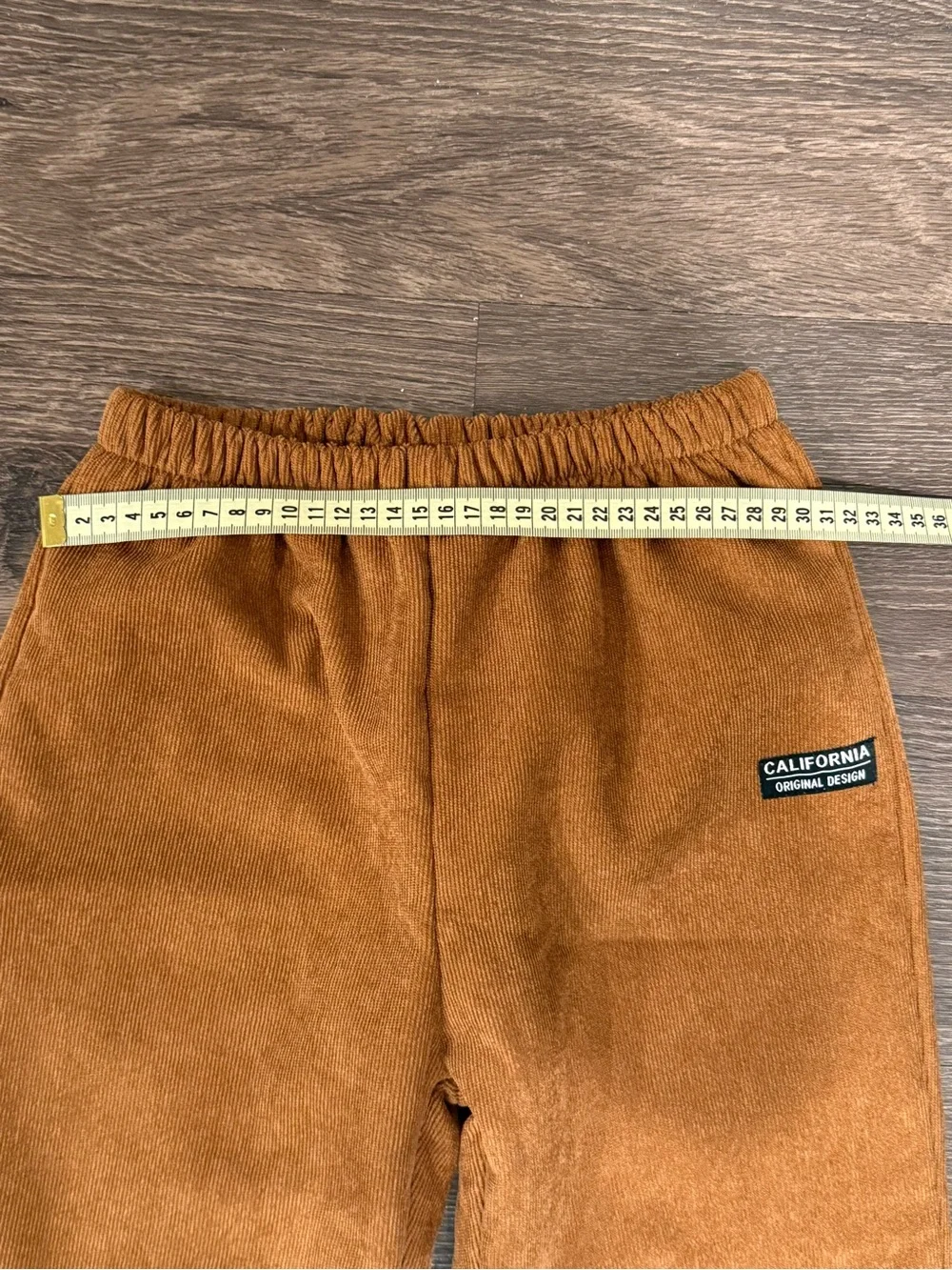 SHEIN Kids Cozy Fleece Joggers - Rust Orange